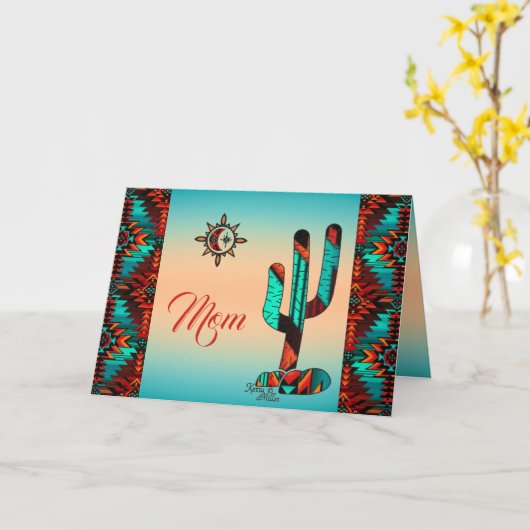 Südwestliche Muttertagskarte Karte (Gelbe Blume)