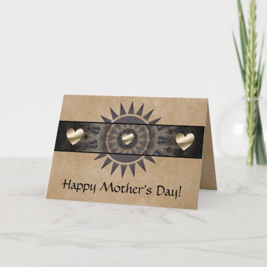 Südwestliche Muttertagskarte mit Herz Feiertagskarte (Vorderseite)