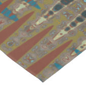 Südwestliche Palette Abstrakter Mosaiktisch Tischdecke (Schrägansicht)