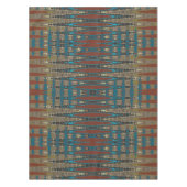 Südwestliche Palette Abstrakter Mosaiktisch Tischdecke (Vorderseite)