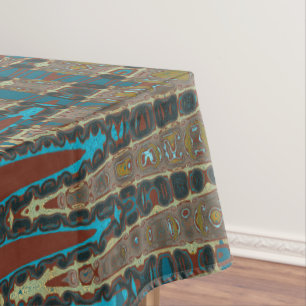 Südwestliche Palette Abstrakter Mosaiktisch Tischdecke