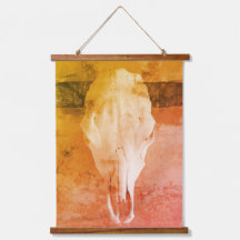 Südwestliche Rinder Skull Wall Tapestry