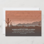 Südwestliche Rustikale Hochzeitseinladungen Einladung (Vorderseite)