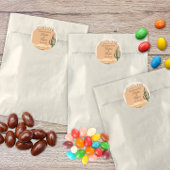 Südwestliche Rustikale Wüste Kaktus Vielen Dank fü Runder Aufkleber