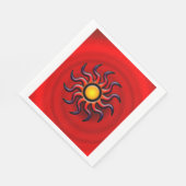 SÜDWESTLICHE SONNE SERVIETTE (Ecke)