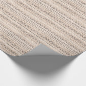 Südwestliche Stammes- Leinenstreifen Geschenkpapier (Ecke)