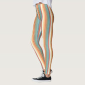 Südwestliche Streifen - Farbmut Leggings (Links)