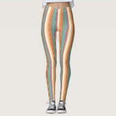 Südwestliche Streifen - Farbmut Leggings (Vorderseite)