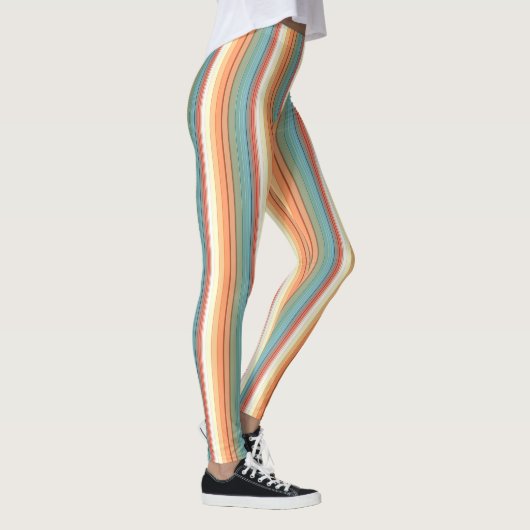 Südwestliche Streifen - Farbmut Leggings (Rechts)