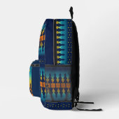 Südwestliche Sunset Pines und Moon Blanket Stil Bedruckter Rucksack (Rechts)