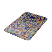 Südwestliche Talavera Tile Image Bath Mat Badematte (Schrägansicht)