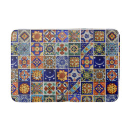 Südwestliche Talavera Tile Image Bath Mat Badematte