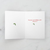 Südwestliche Weihnachtskarte Feiertagskarte (Innenseite)