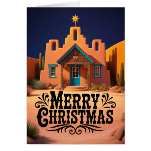 Südwestliche Weihnachtsszene Wüsten Nacht