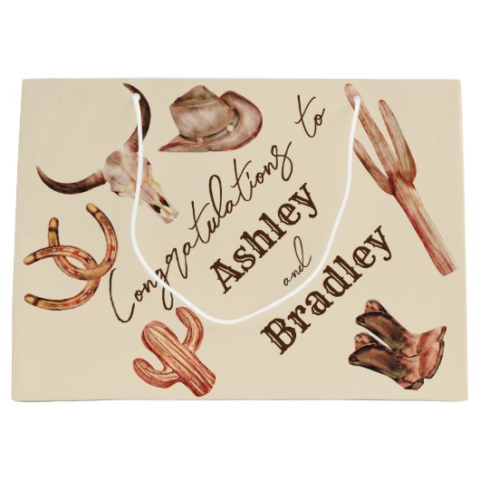 Südwestliche Western Große Geschenktüte (Vorderseite)