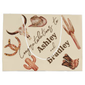 Südwestliche Western Große Geschenktüte (Rückseite)