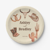 Südwestliche Western Pappteller (Vorderseite)