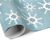 Südwestliche Winterschneeflocken Geschenkpapier (Rolleneckpunkt)