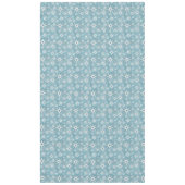 Südwestliche Winterschneeflocken Tischdecke (Vorderseite)