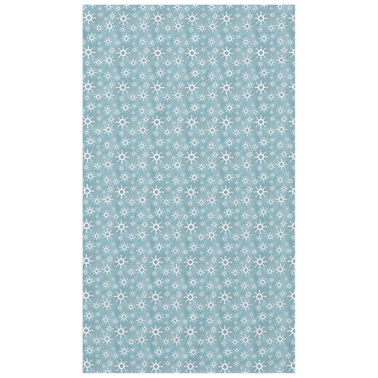 Südwestliche Winterschneeflocken Tischdecke (Vorderseite)