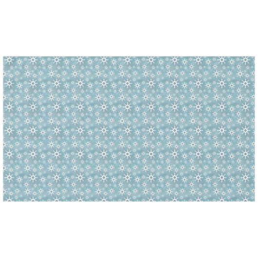 Südwestliche Winterschneeflocken Tischdecke (Vorderseite (Horizontal))