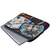 SÜDWESTLICHE WOLF-KUNST LAPTOPSCHUTZHÜLLE (Vorne Knopf)