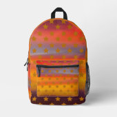 Südwestliche Wüste US Flagge Abstrakte Kunst Bedruckter Rucksack (Vorderseite)