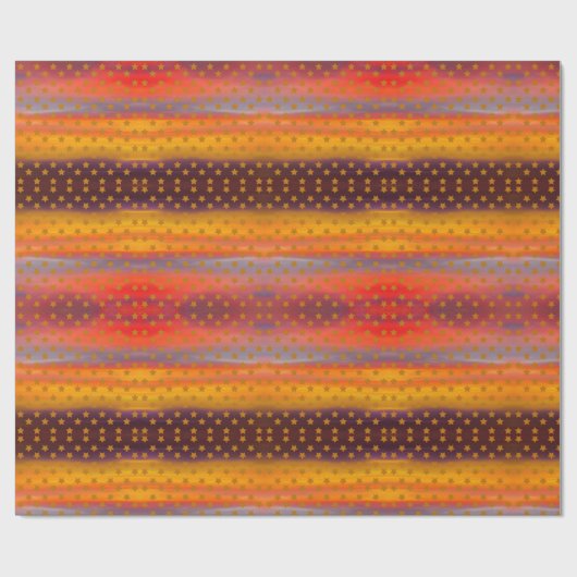 Südwestliche Wüste US Flagge Abstrakte Kunst Geschenkpapier (Flach)