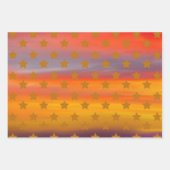 Südwestliche Wüste US Flagge Abstrakte Kunst Geschenkpapier Set (Vorderseite)