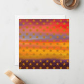 Südwestliche Wüste US Flagge Abstrakte Kunst Mitteilungskarte (Vorderseite/Rückseite Beispiel)