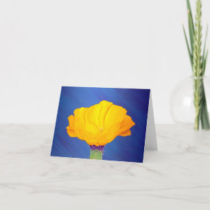 Südwestliche Wüsten-Kaktusfeige-Blüte Notecard Karte