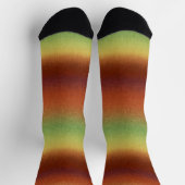 Südwestlicher Abend Gradient Colors Socken (Oben)
