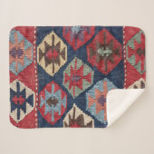 Südwestlicher Diamant Verziert Sherpadecke (Vorderseite (Horizontal))