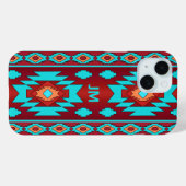 Südwestlicher ethnischer einheimischer Stil Case-Mate iPhone Hülle (Rückseite (Horizontal))