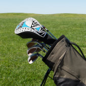 Südwestlicher Indianeraufgang auf Türkis Golf Headcover (In SItu)