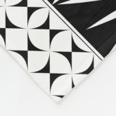 Südwestlicher Indianeraufgang in Grau Fleecedecke (Ecke)