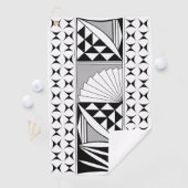 Südwestlicher Indianeraufgang in Grau Golfhandtuch (Insitu)