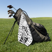 Südwestlicher Indianeraufgang in Grau Golfhandtuch (Gras)