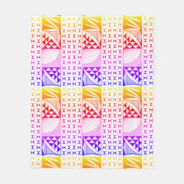 Südwestlicher Indianeraufgang Rainbow Fleece Blank