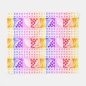 Südwestlicher Indianeraufgang Rainbow Fleece Blank (Vorderseite (Horizontal))