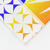 Südwestlicher Indianeraufgang Rainbow Fleece Blank (Ecke)