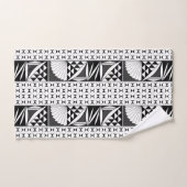 Südwestlicher Indianeraufstieg bei Holzkohle Badhandtuch Set (Handtuch)