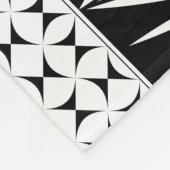 Südwestlicher Indianeraufstieg in Blau Fleecedecke (Ecke)