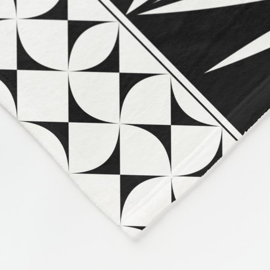 Südwestlicher Indianeraufstieg in Blau Fleecedecke (Ecke)