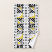 Südwestlicher Indianeraufstieg in Gelb Badhandtuch Set (Handtuch)