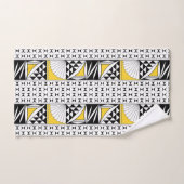 Südwestlicher Indianeraufstieg in Gelb Badhandtuch Set (Handtuch)