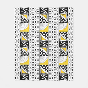 Südwestlicher Indianeraufstieg in Gelb Fleecedecke