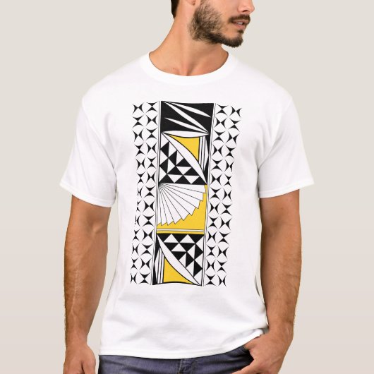 Südwestlicher Indianeraufstieg in Gelb T-Shirt (Vorderseite)