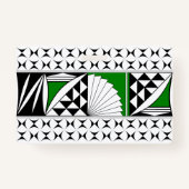 Südwestlicher Indianeraufstieg in Grün Ausweis (Rückseite)