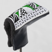 Südwestlicher Indianeraufstieg in Grün Golf Headcover (3/4 Vorderseite)